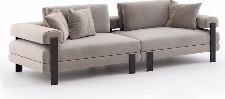 Wohnzimmer Sofa 2 Sitzer Luxus Designer Couch Polstersofas Modern