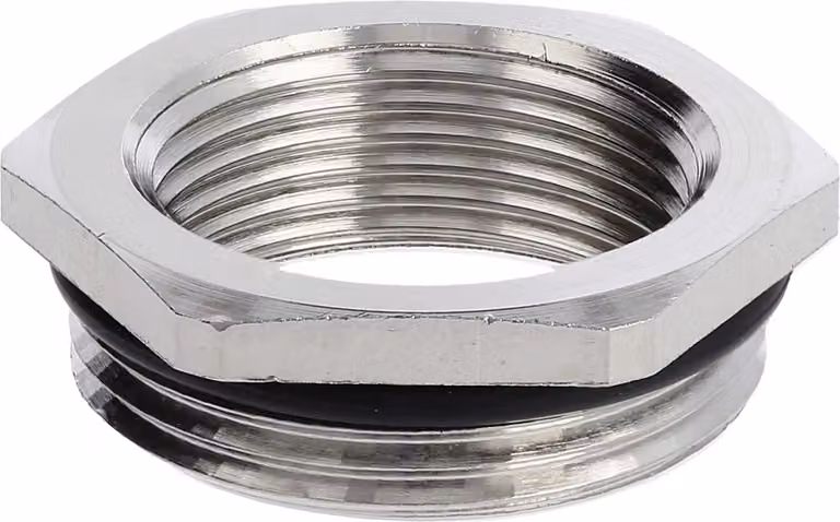 Riduzione PG/PG da PG21x1,588 a PG16x1,41 MRR21/16 Esagonale Ottone (CuZn) nichelato Filettatura di collegamento 7,0 mm - 1