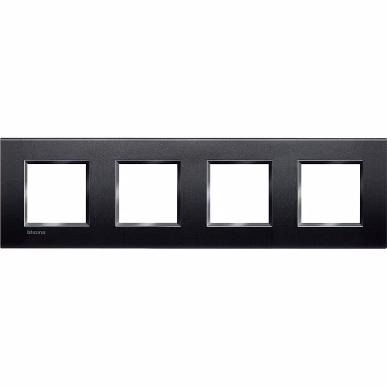 Blende Eckig 4x2 Modulo BTicino Living Light LNA4802M4BI Antracite