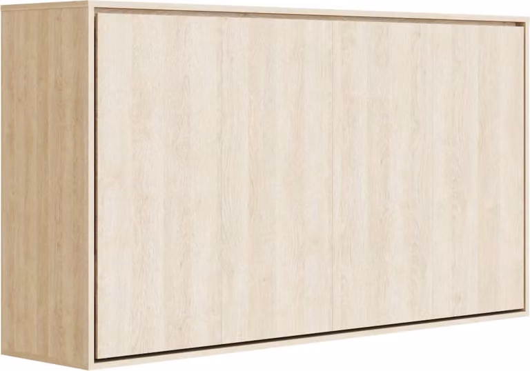 SMARTBett letto a scomparsa 100x200 orizzontale (M2 55cm profondità) rovere Kaiserberg