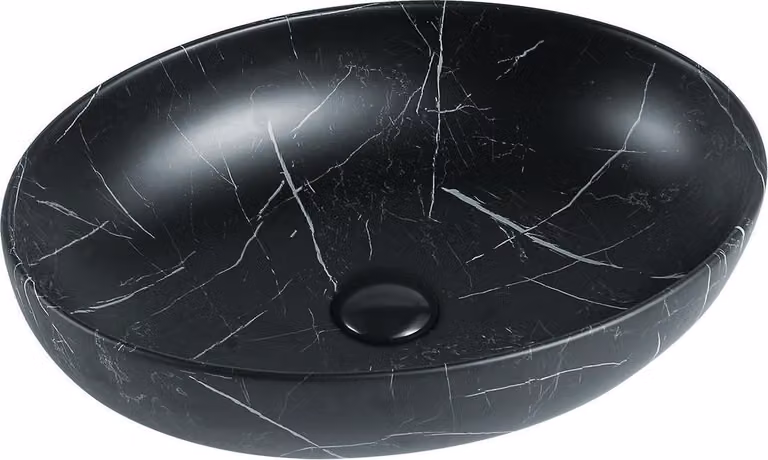 Lavabo MEXEN ORSOLA in marmo nero 52 cm