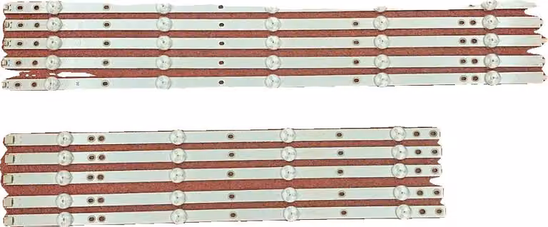 Strisce LED, 10 pezzi, compatibili con più modelli di TV, 2 kit per 2 TV