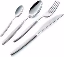 Set di posate Eme CROMO in acciaio inox 18/0 bianco e argento, 24 pezzi