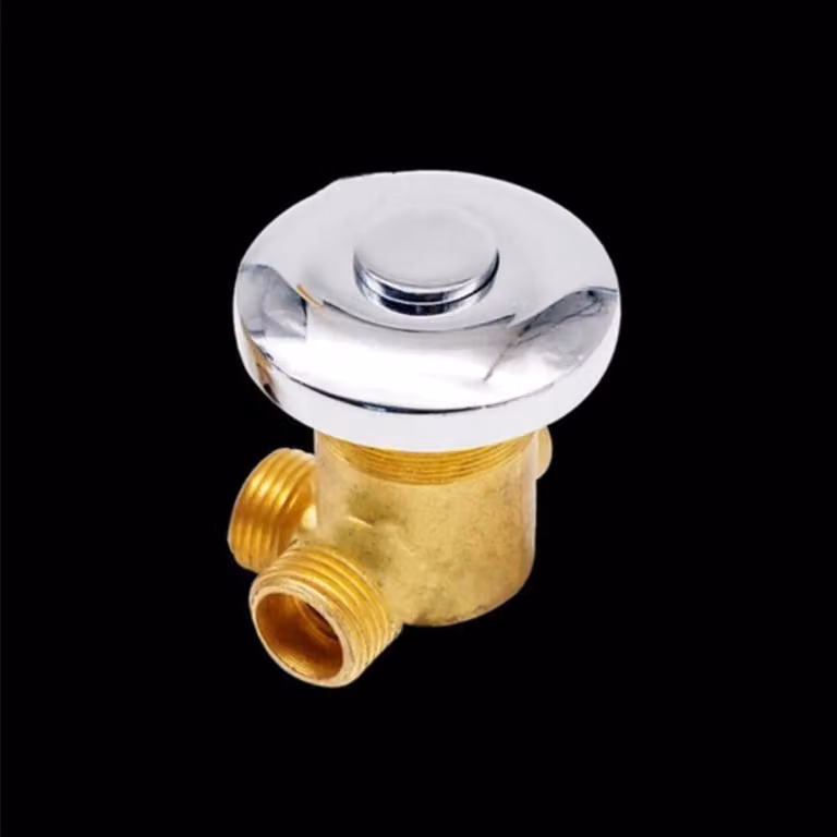 Omgoods - Miscelatore per doccia in ottone con valvola termostatica e manopole per acqua calda e fredda