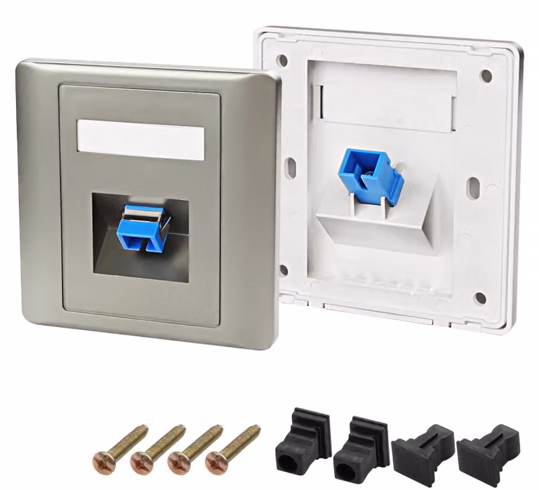 Scatola di connessione ottica Simplex per pannelli di rete