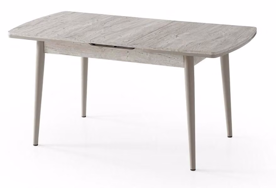 Tavolo da pranzo in travertino, pratico, moderno, comodo, beige, pieghevole