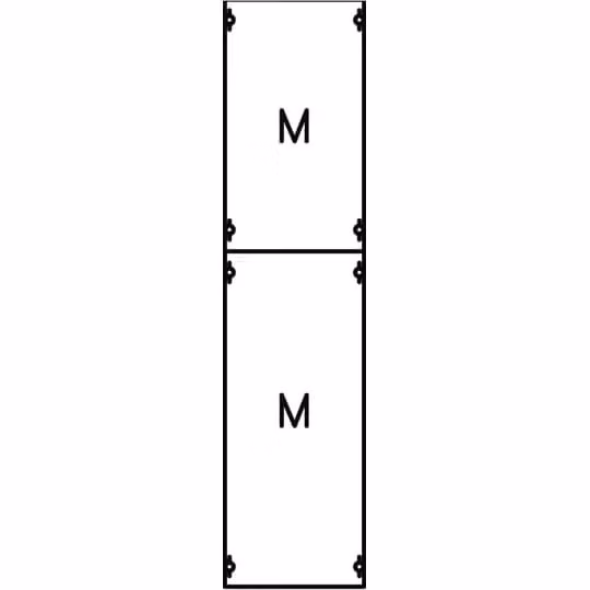 Striebel e John 1M3A Modulo con piastre di montaggio 7RE / BH3, 1 modulo FB montato su profilo EDF 2CPX037643R9999