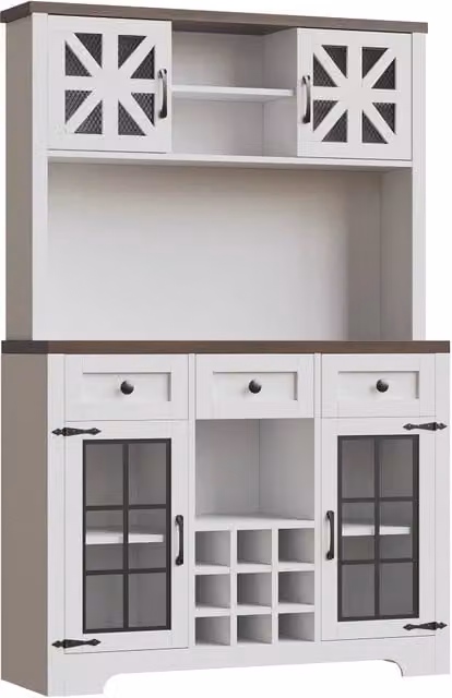 Mobiletto alto moderno con illuminazione LED intelligente, ripiani regolabili e porta in vetro e rete, 120x40x180 cm, colore nero