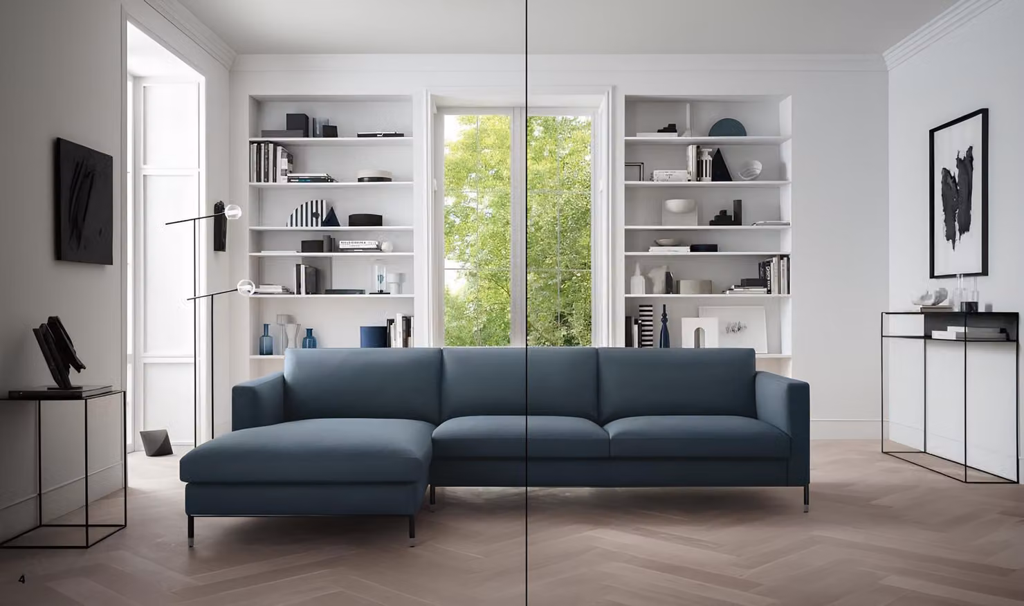Ledersofa Wohnlandschaft Ecksofa XXL Polster Eck Sitz Couch L-Form Wohnzimmer Big