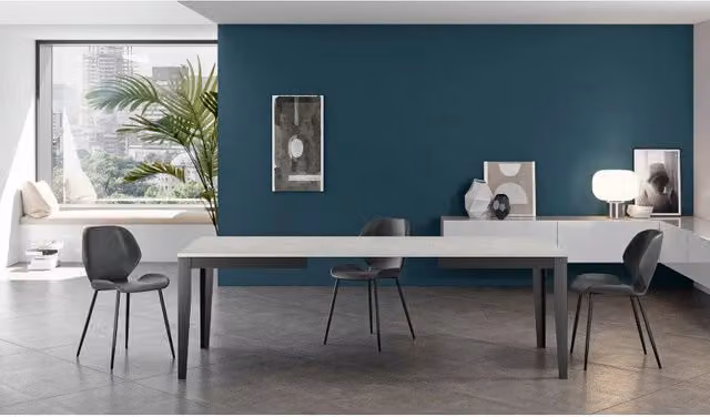 Tavolo da pranzo allungabile Stones moderno rettangolare L: 130/290 cm x P: 80 cm, H: 76 cm