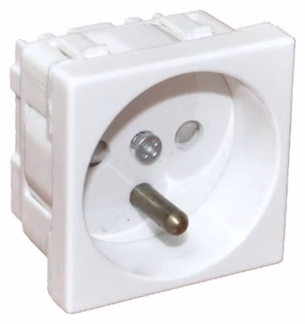 Alantec pz01b presa di corrente bianca
