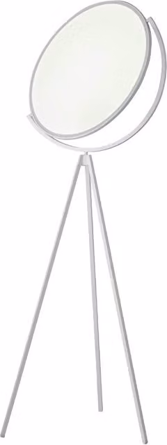 Lampada da terra Flos Superloon LED bianca e cromata regolabile e dimmerabile
