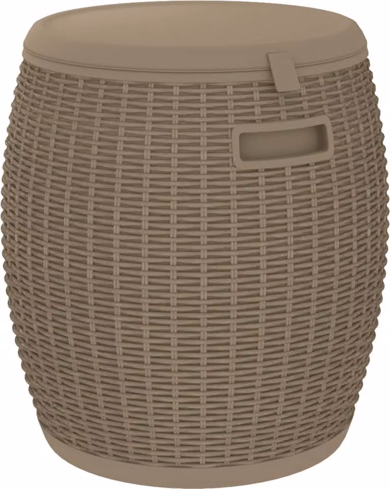 Contenitore da Giardino 4 in 1 Polipropilene Marrone Chiaro