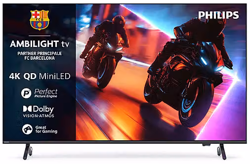 Smart TV Philips 65MLED920 Ambilight 4K UHD QD-MiniLED 165 cm Nero – 1