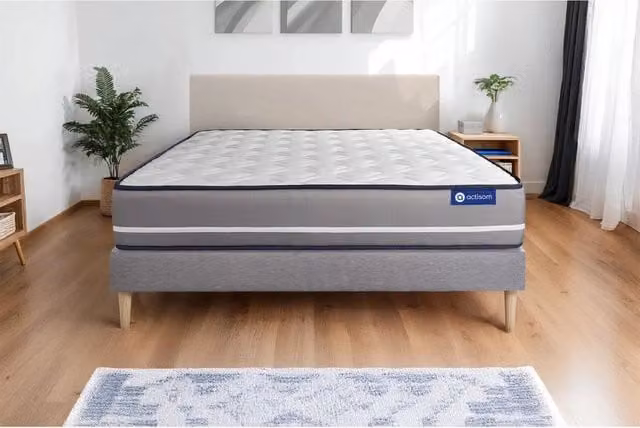 Kit rete e materasso matrimoniale Actimemo pur 180x190cm - Spessore : 20cm- memory foam - rigido