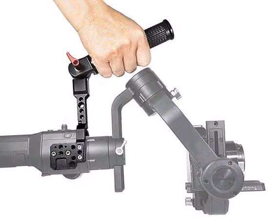 Impugnatura ergonomica in alluminio per stabilizzatori, leggera, compatibile con Ronin-S/Ronin-SC