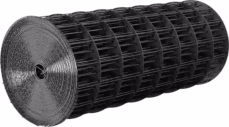 Recinto da giardino SucceBuy, 61 cm x 7,62 m, maglia 5,08 x 7,62 cm, recinto in filo d'acciaio zincato φ1,52 mm per polli e conigli, recinto in filo metallico rivestito in vinile per recinti di animali, gabbie e aree da giardino