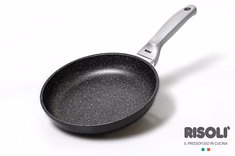 Padella Granito Hard Stone ad induzione in alluminio pressofuso, un manico, diam. 20cm