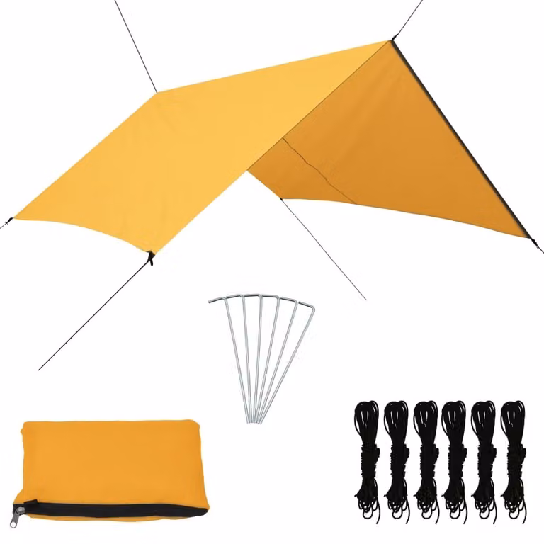 Telo protettivo per esterni Living Store, dimensioni 3x2,85 metri, colore giallo
