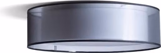 OTIS 60 soffitto trasparente bianco/nero 230V LED E27 4x15W
