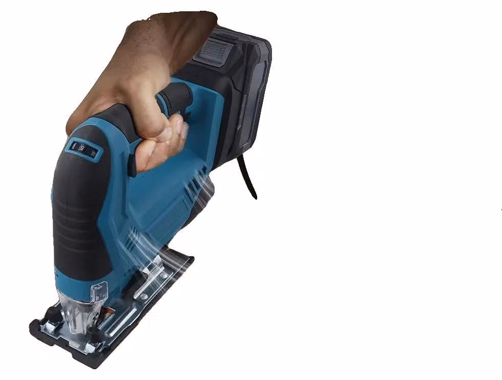 Sega alternativa, lama regolabile, motore brushless ad alta potenza, lunghezza corsa da 100 mm a 199 mm