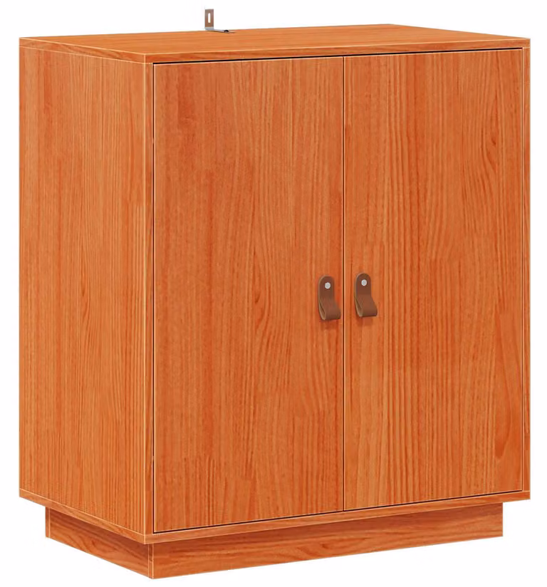 Credenza Marrone Cera 65,5 x 40 x 75 cm Legno di pino massiccio