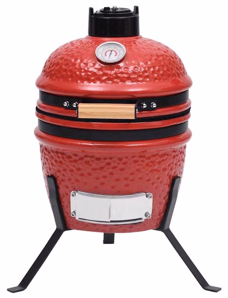Barbecue a carbone Kamado - 56 cm - Griglia da 26,5 cm - Per uso esterno - Termometro programmabile