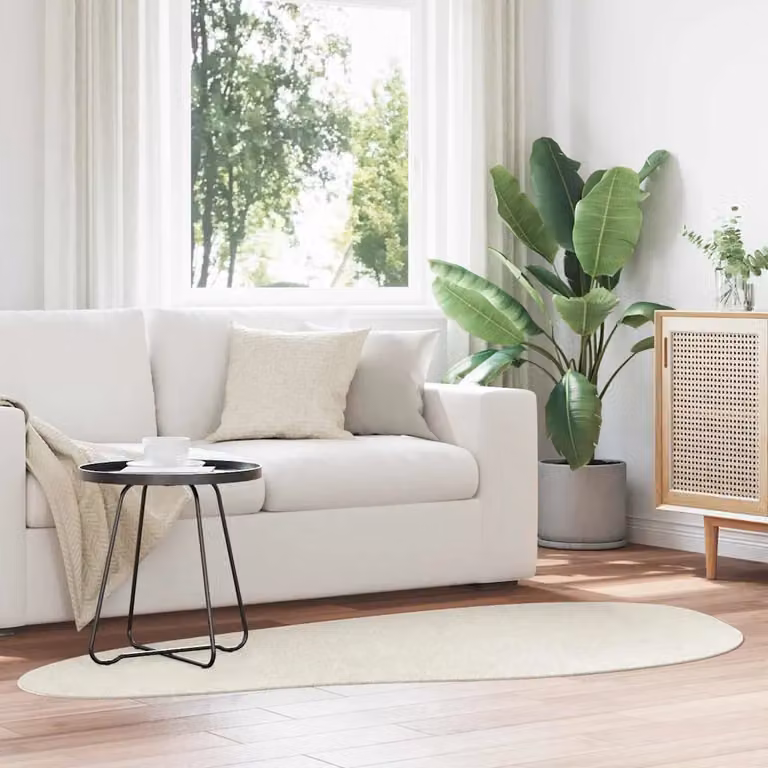 Tappeto moderno vidaXL HUARTE color beige in poliestere, L 100 cm x P 200 cm