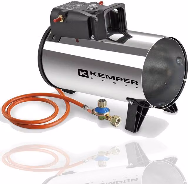 Trade Shop - Generatore Di Aria Calda Riscaldatore A Gas Mobile Portatile Regolabile 18 Kw -