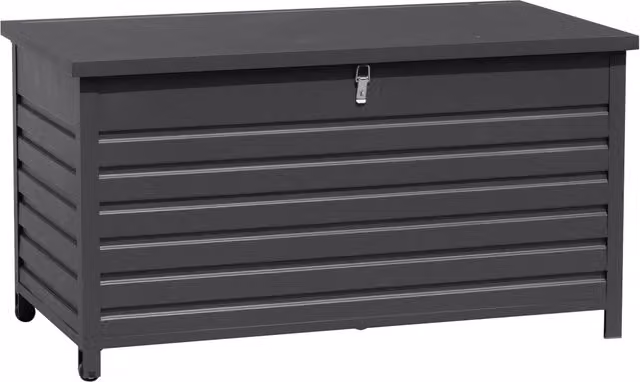 Baule da Esterno con Ruote 142x72x74 cm Grigio