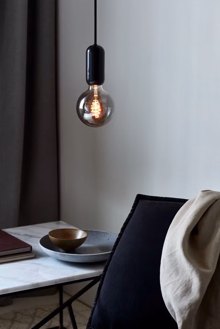 Nordlux lampada a sospensione Notti E27 nero