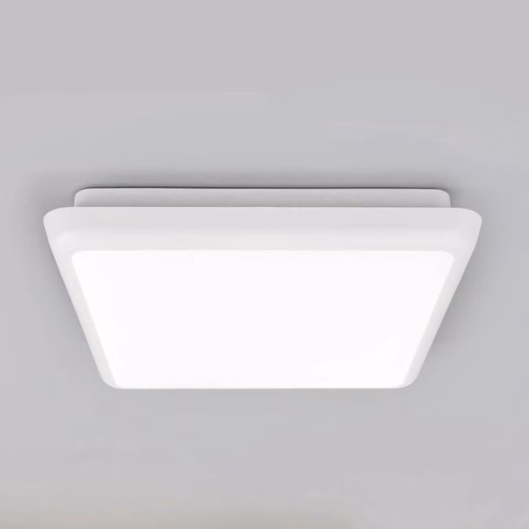 Plafoniera a LED Augustin Arcchio, Bianco / Opale, Bagno, Plastica, Moderno, Plafoniera LED