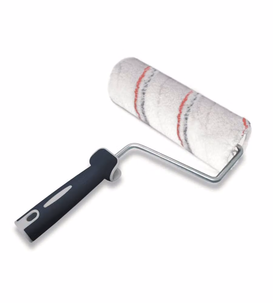 Rullo Esterni 22 cm Manico Soft Touch Bianco Ergonomico