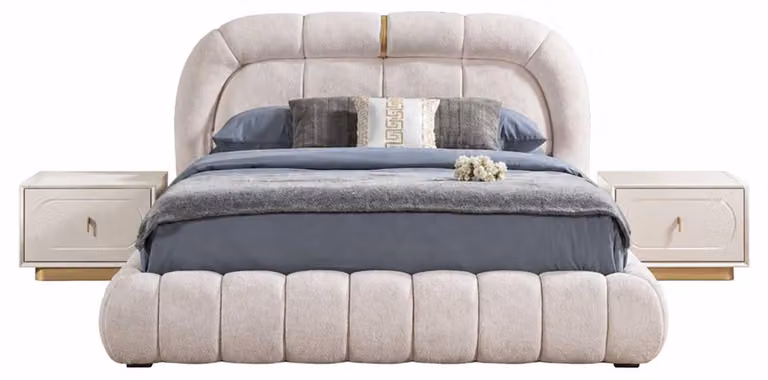 Mobili letto + comodini per camera da letto, set completo in stile moderno