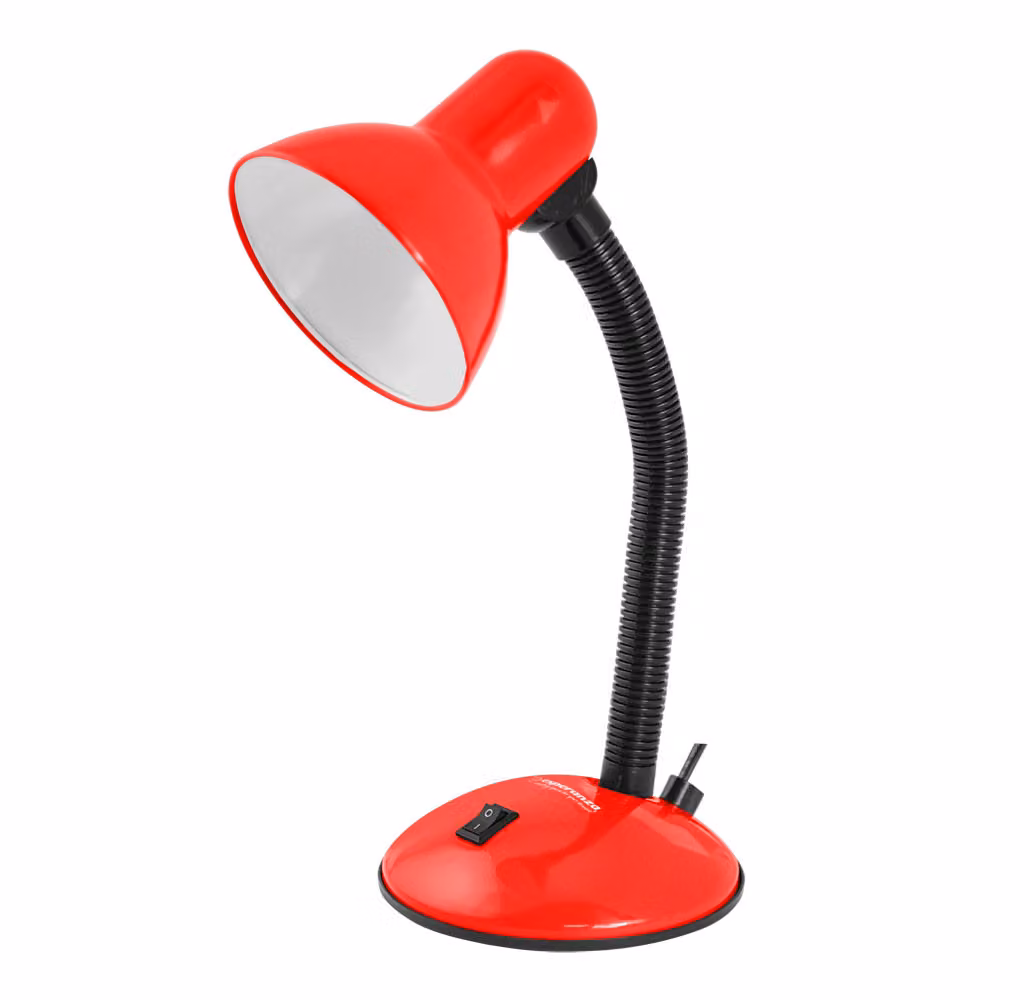 Lampada da scrivania Esperanza E27 Arcturus Rossa
