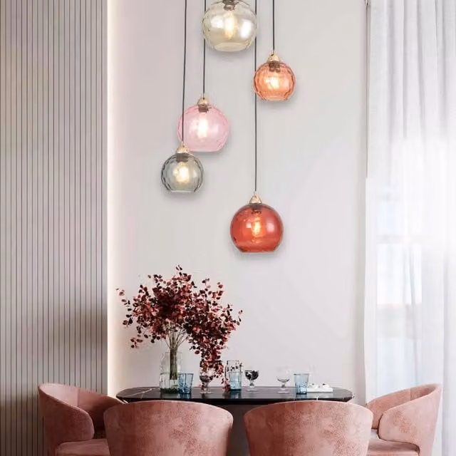 LÚZETE - LAMPADA A SOFFITTO 5 LUCI NERIUM