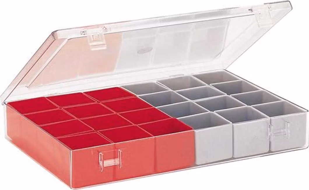 Scatola d'assortimento con coperchio 307x225x50 mm tipo 4.03