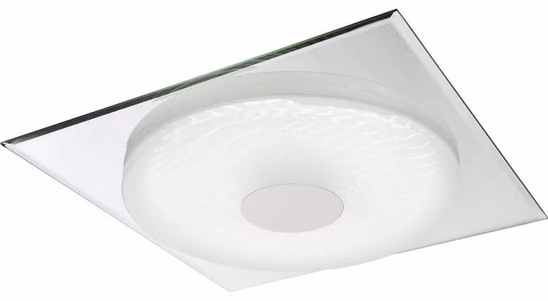 Plafoniera LED, telecomando, dimmerabile, effetto 3D, L 45 cm