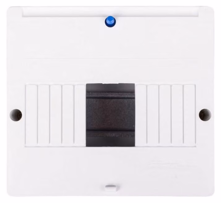 Pannello di distribuzione modulare, da parete, 1 ingresso e 7 uscite, grado di protezione IP30, serie RM 7S, modello 6.1