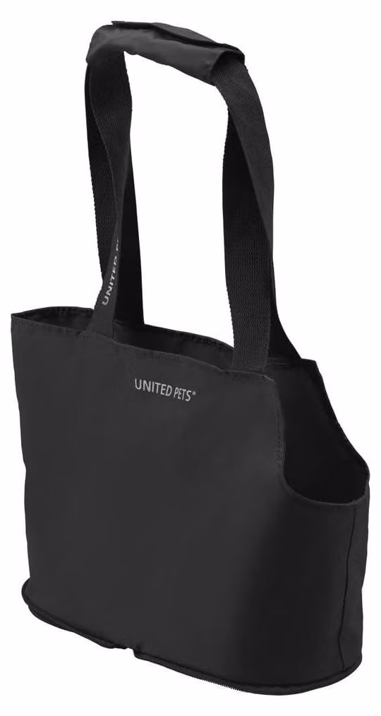 United Pets Lazy Dog Bag, morbida cassa per animali domestici, cassa per animali, cane, 5 kg, nero, poliestere