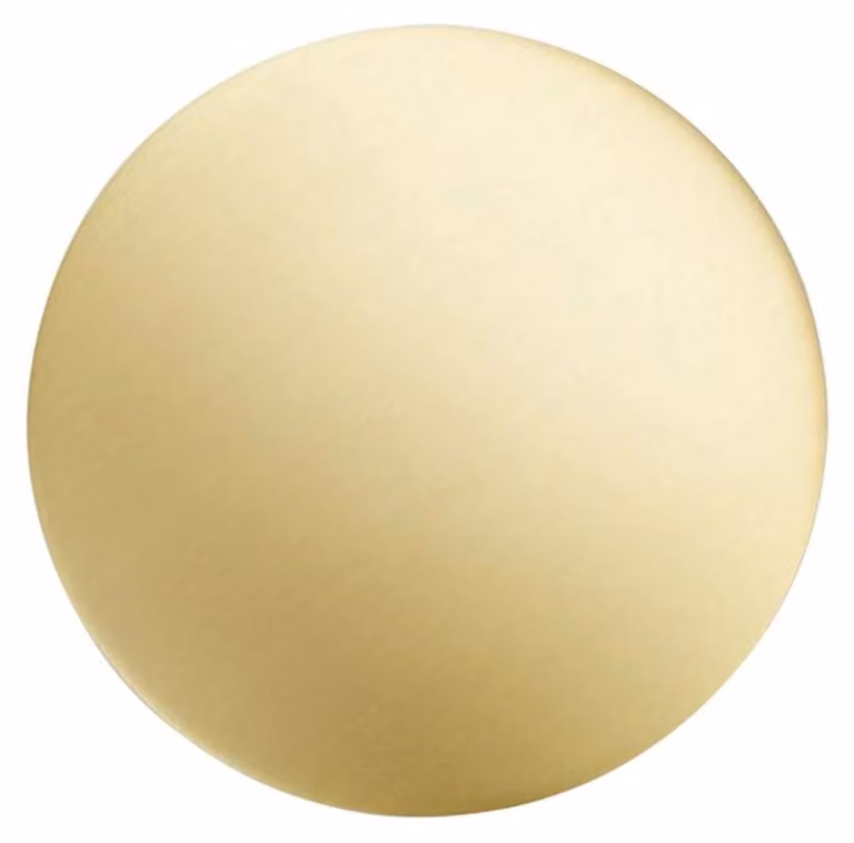 CERANO - Tappo per scarico vasca click-clack - oro spazzolato