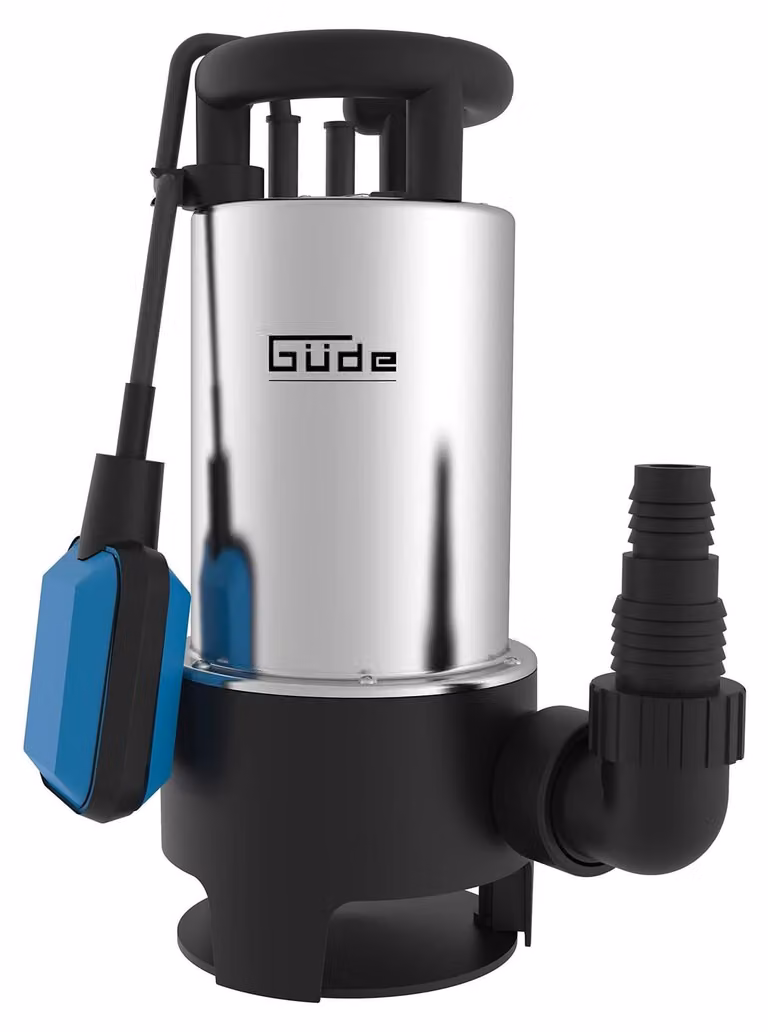 Pompa sommergibile acque reflue - Acciaio inox - 1100 W - 20.000 l/h - Prevalenza 8 m
