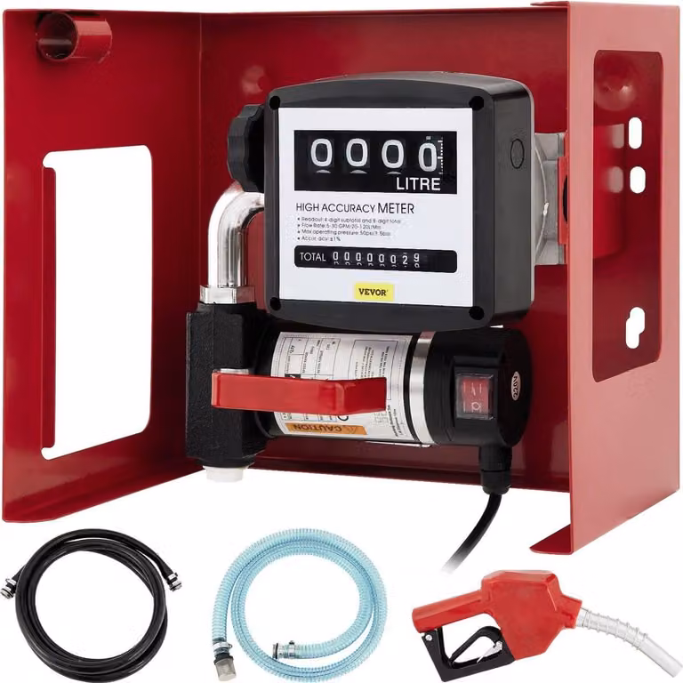 Pompa diesel 220V Pompa di trasferimento olio Pompa diesel 40 l/min Pompa elettrica autoadescante per carburante Pompa di trasferimento carburante diesel Pompa per olio diesel