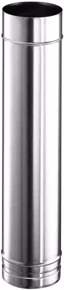 Tubo per stufa in acciaio inox Huum per sauna Ø120 mm / lunghezza 100 cm HK017-03