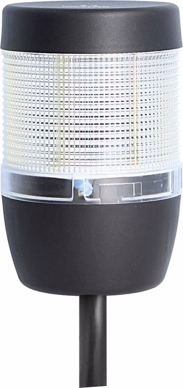 Colonna segnaletica STEX24 bianca, 70 mm, 24 V CA/CC, LED luce fissa Cavo da 2,5 metri, SS70-OB1/24 122 Tecnica di collegamento: