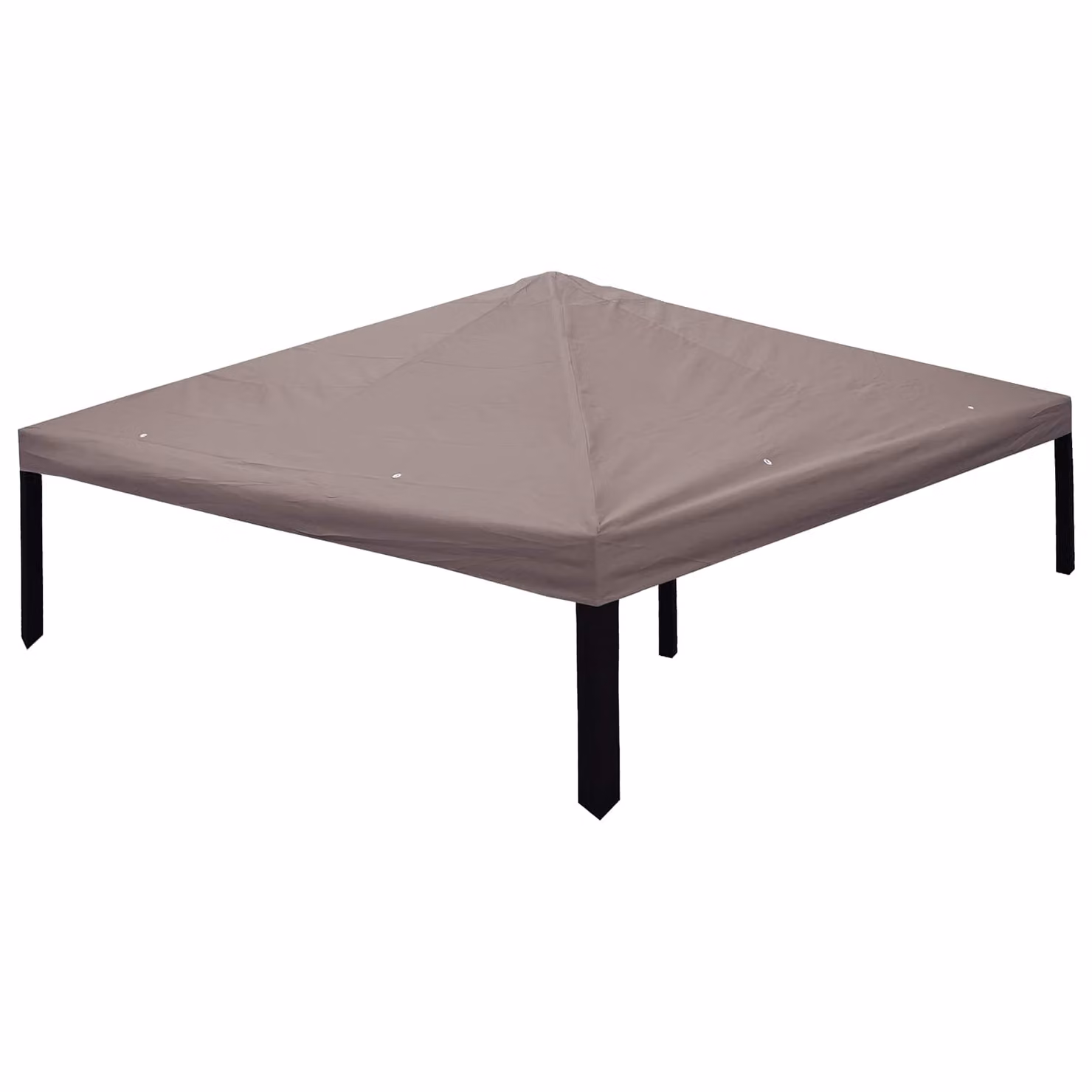 Copertura per Gazebo vidaXL in Poliestere e Acciaio, Colore Beige, L 300 x P 300 cm