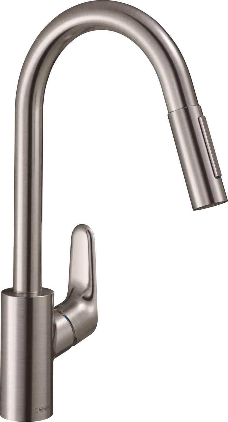 hansgrohe Focus M41 Mitigeur monocommandé pour cuisine 240, éco, 2 types de jet, 31833800, 31833800