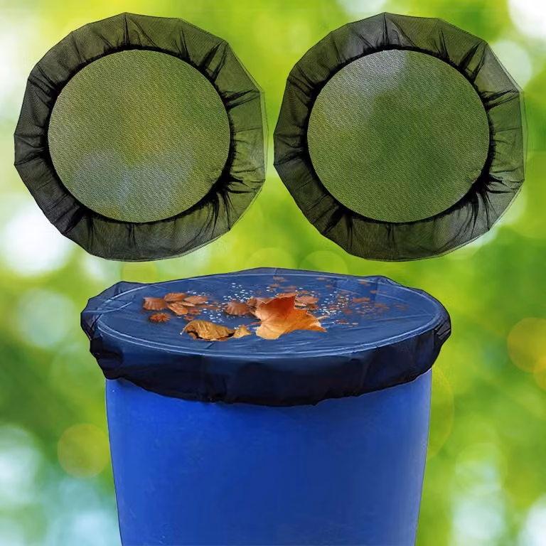 Rete per tonde, 2 pezzi, elastico, colore nero, per un diametro di 70 cm, accessorio per il giardino