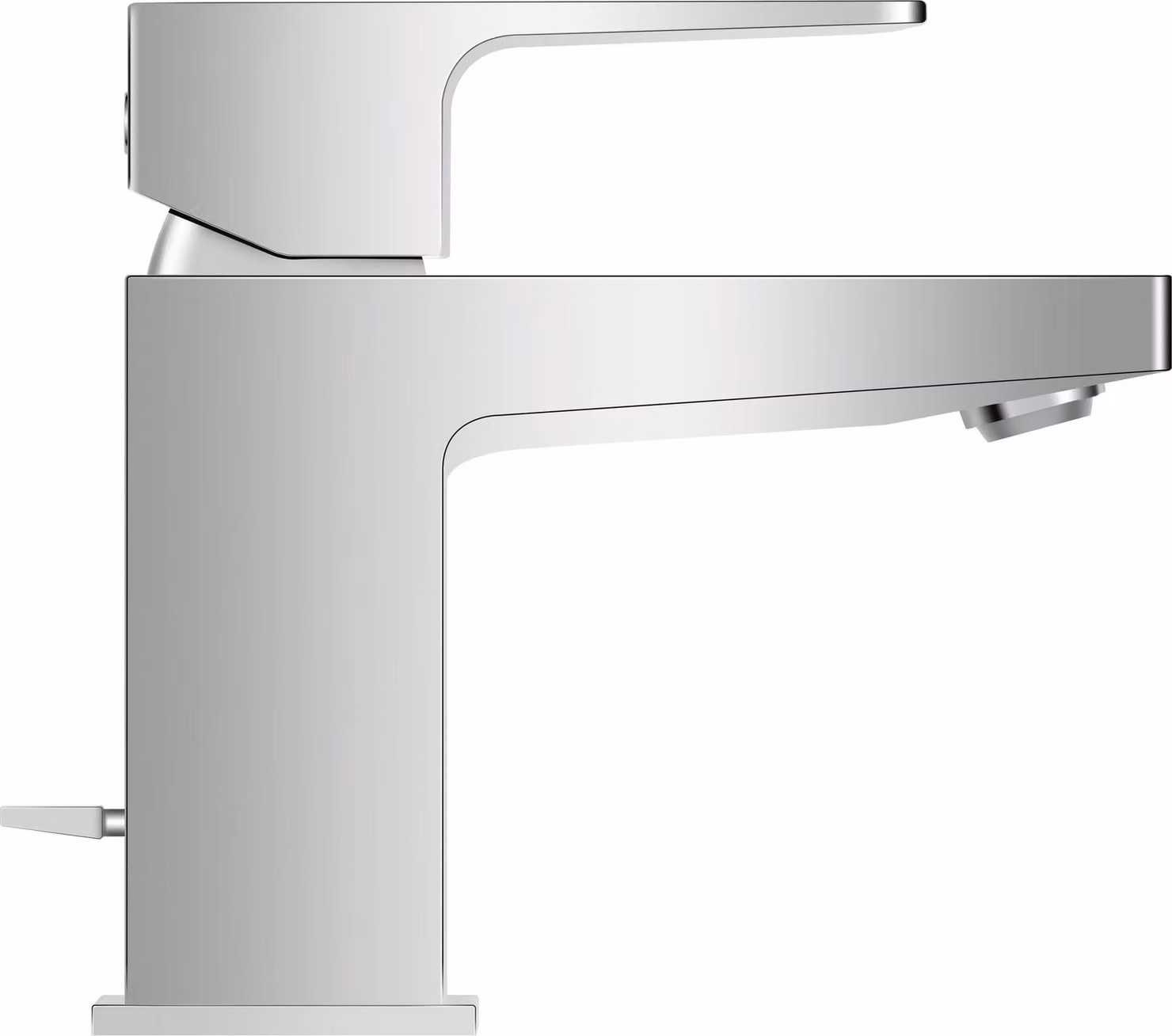 Duravit Manhattan Mitigeur monocommandé pour lavabo, avec garniture découlement, avec FreshStart, chrome, MH1011001010, MH1011001010