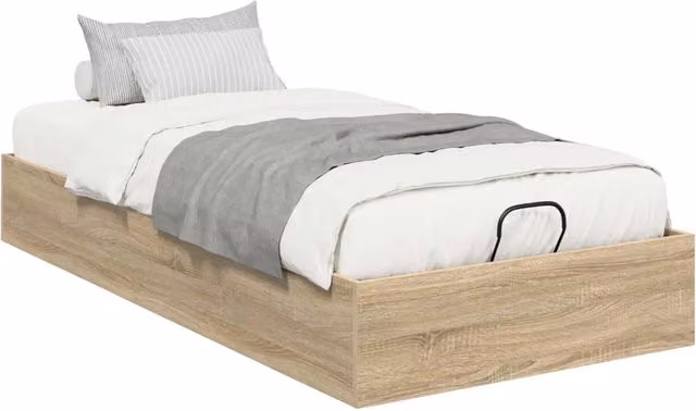 Letto singolo | Letto per adulti | Letto ottomano Rovere Sonoma 75,5 x 190 cm Legno ingegnerizzato